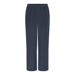 FRAU Melbourne silk crepe pant Pant Navy Blazer