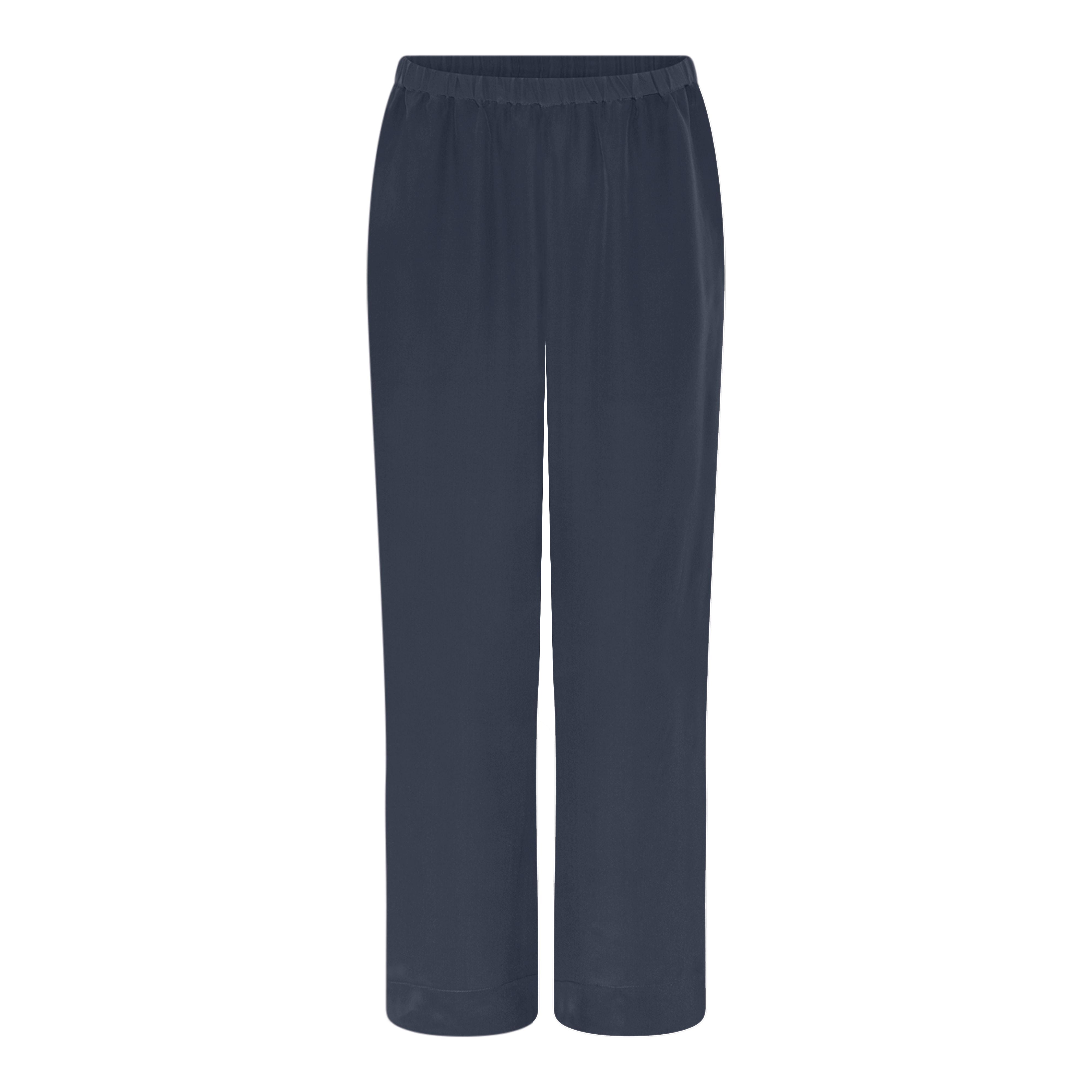 FRAU Melbourne silk crepe pant Pant Navy Blazer