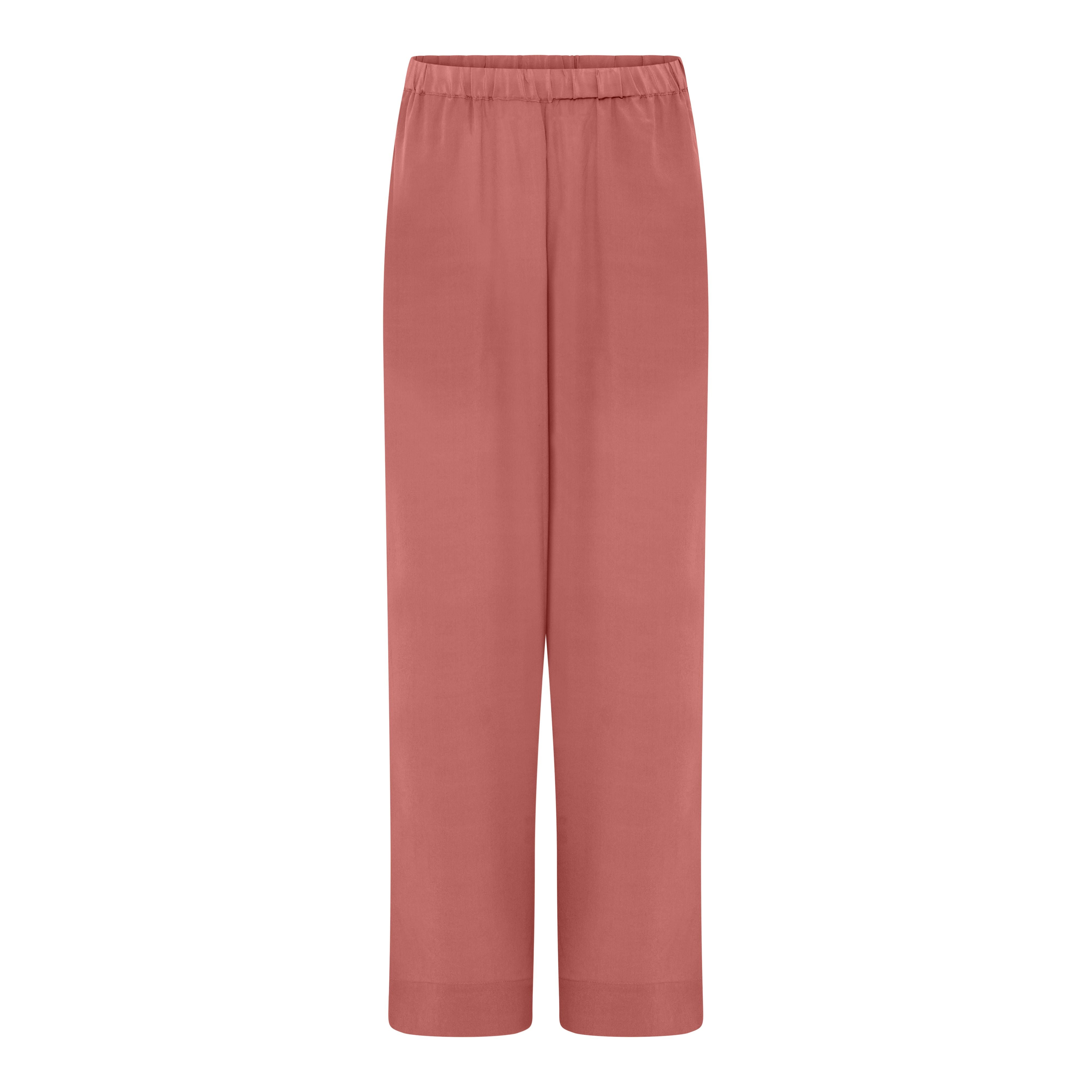 FRAU Melbourne silke bukser lang Pant Canyon Rose