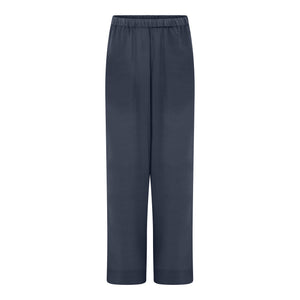 FRAU Melbourne silke bukser lang Pant Navy Blazer