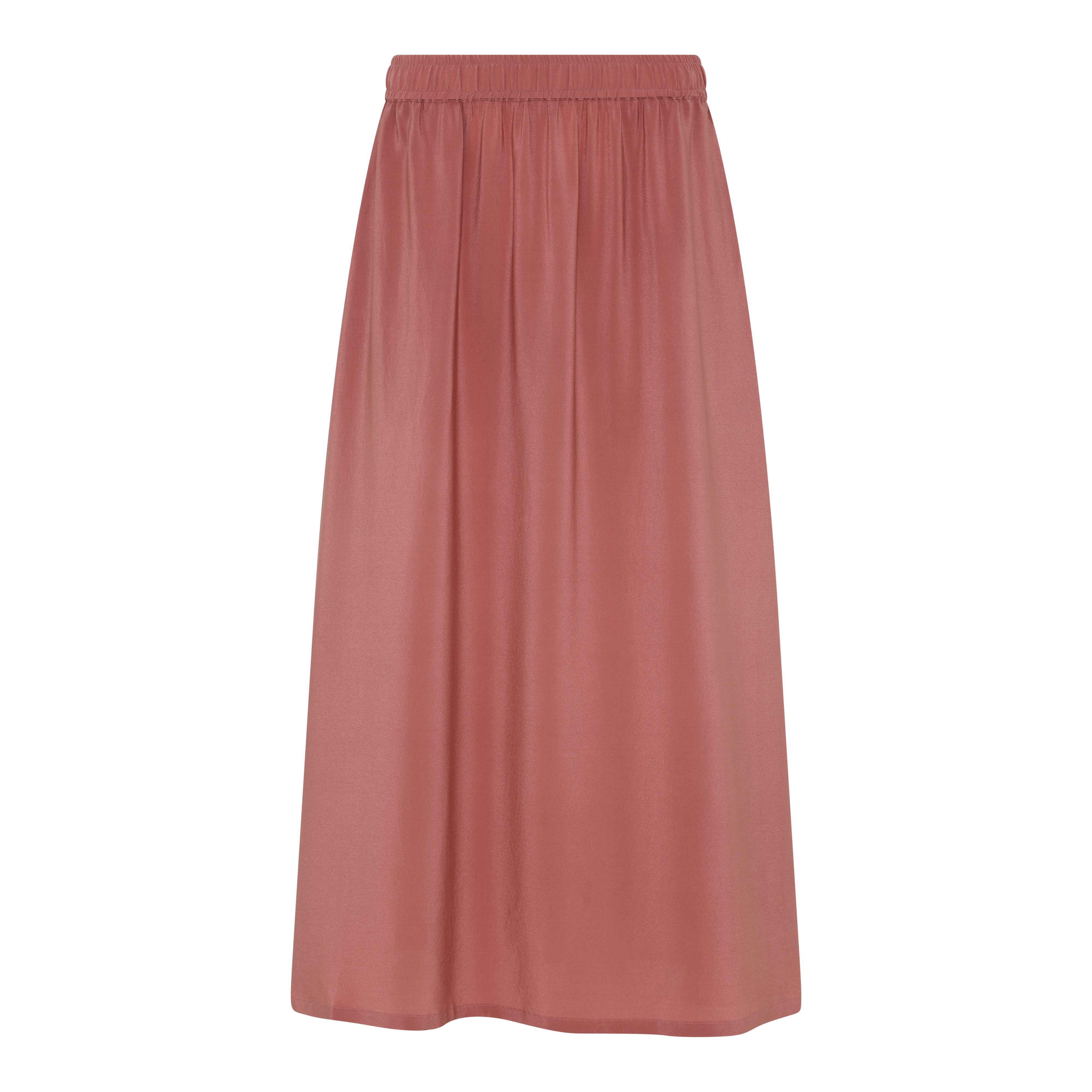 FRAU Melbourne silke skirt ankel Skirt Canyon Rose