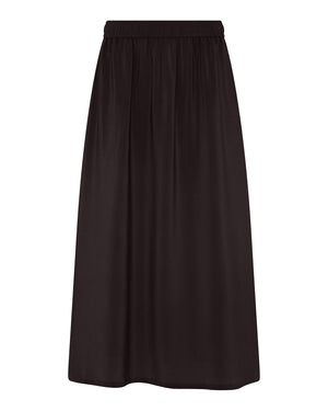 FRAU Melbourne silke skirt ankel Skirt Chocolate Torte