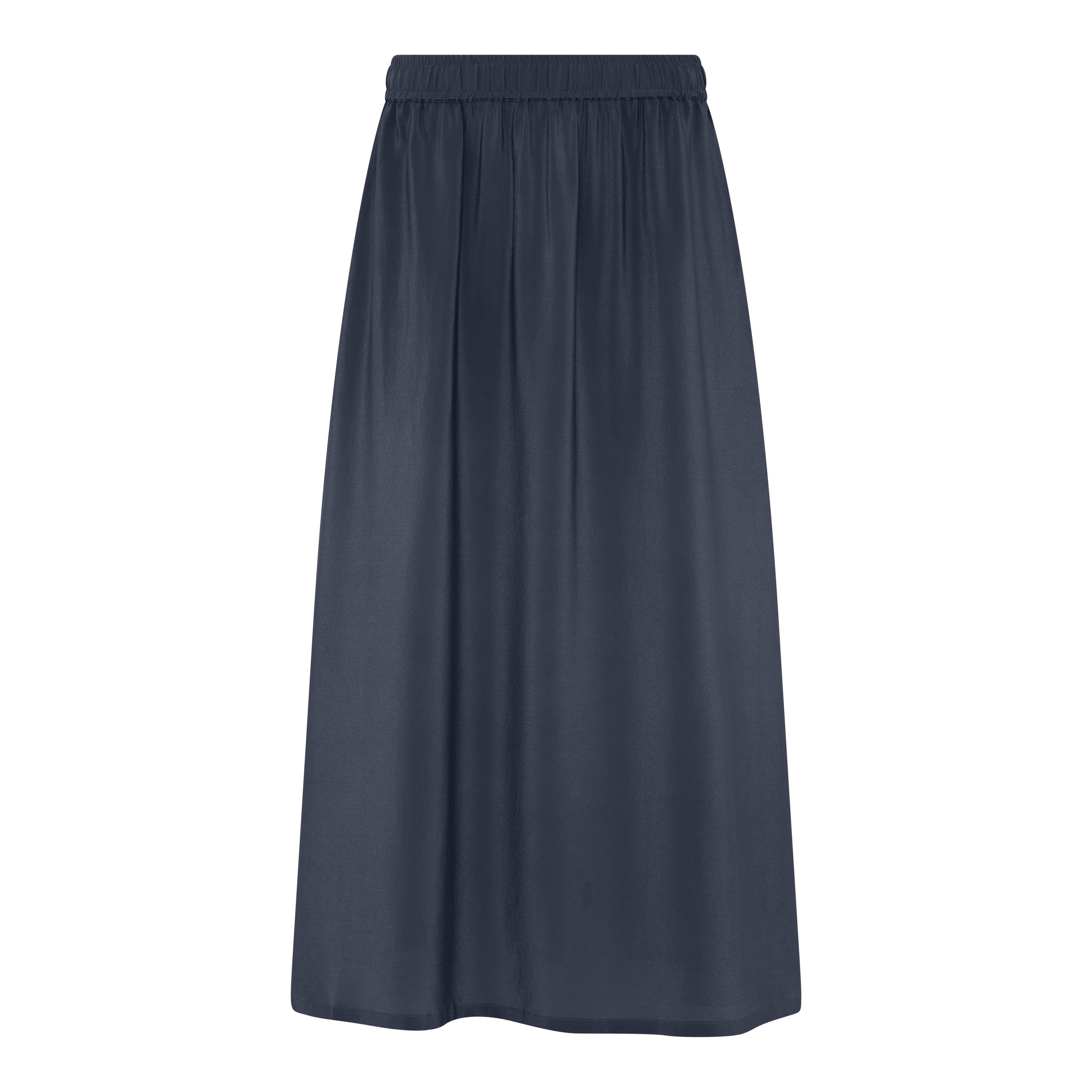 FRAU Melbourne silke skirt ankel Skirt Navy Blazer