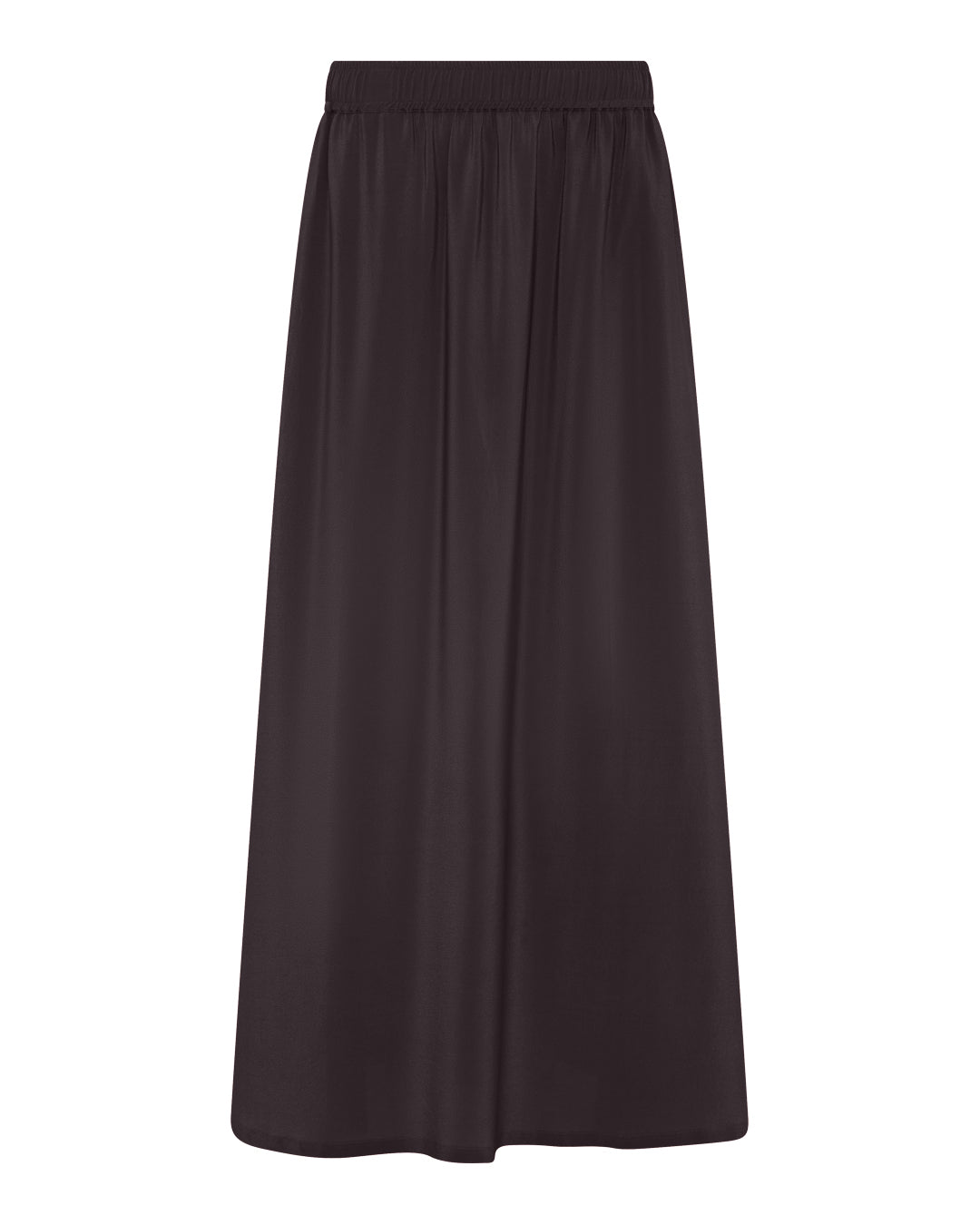 FRAU Melbourne silke skirt lang Skirt Chocolate Torte