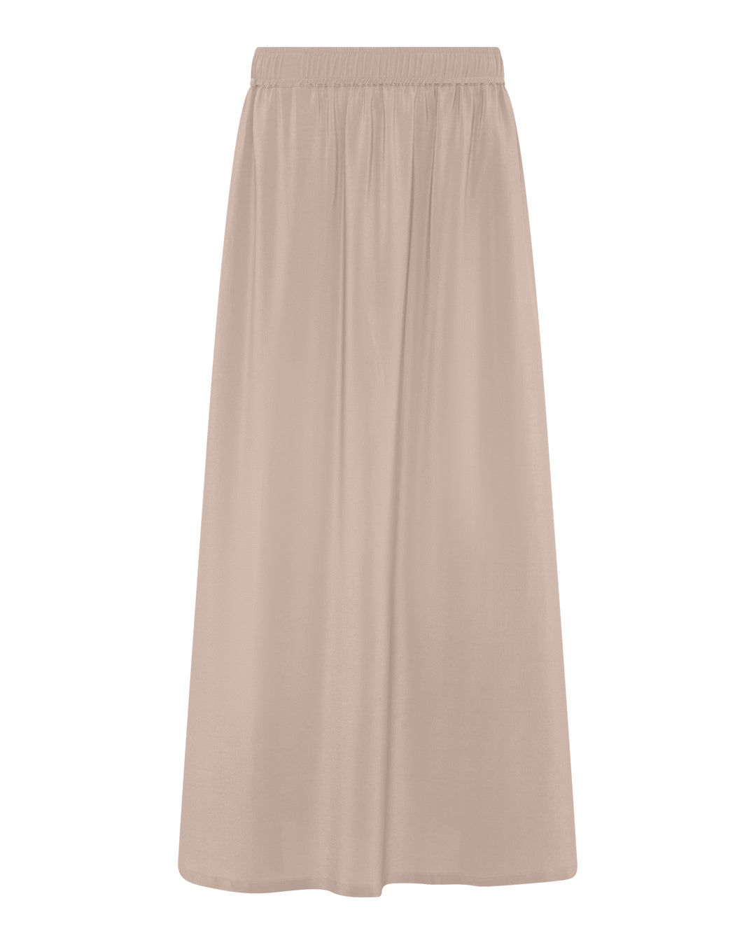 FRAU Melbourne silke skirt lang Skirt Stucco