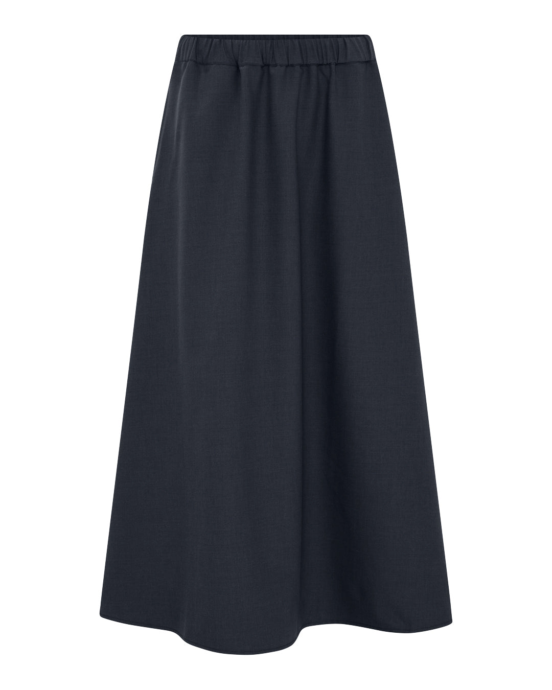FRAU Melbourne uld nederdel lang Skirt Dark Navy