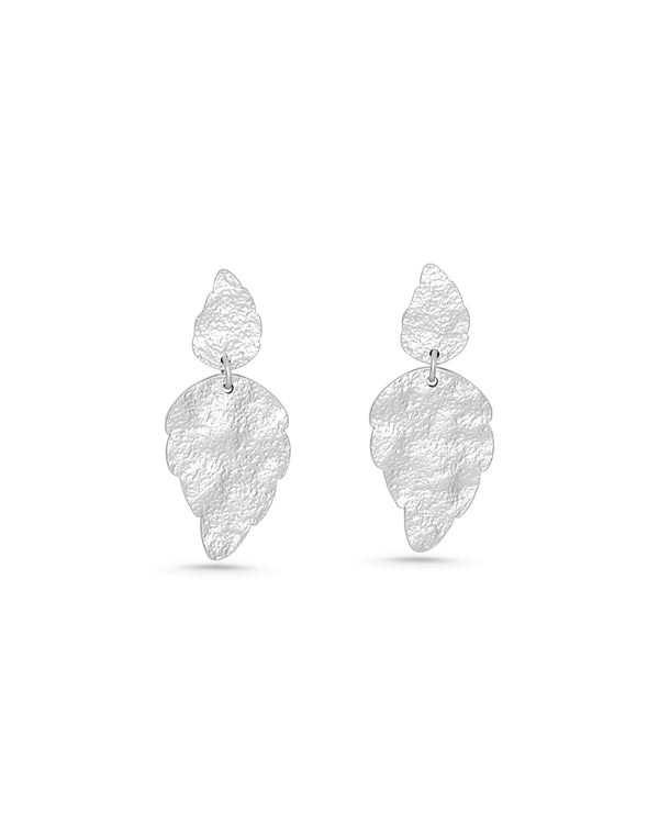 FRAU Miami forsølvet øreringe Earring Silver plated