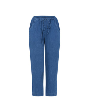 FRAU Milano denim ankelbukser Pant Clear blue denim