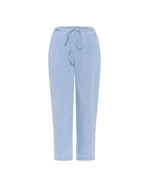 FRAU Milano denim ankelbukser Pant Light blue denim