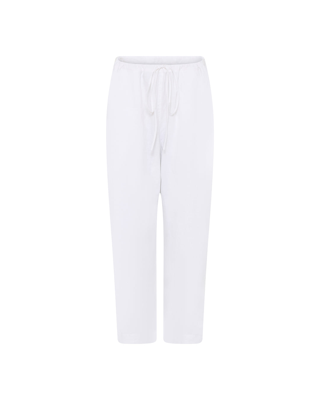 FRAU Milano hør ankelbukser Pant Bright White