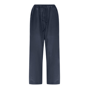 FRAU Milano silk crepe bukser Pant Navy Blazer
