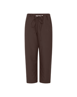 FRAU Milano uld ankelbukser Pant Chocolate Brown