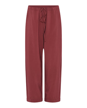 FRAU Milano viskose ankelbukser Pant Rose Brown