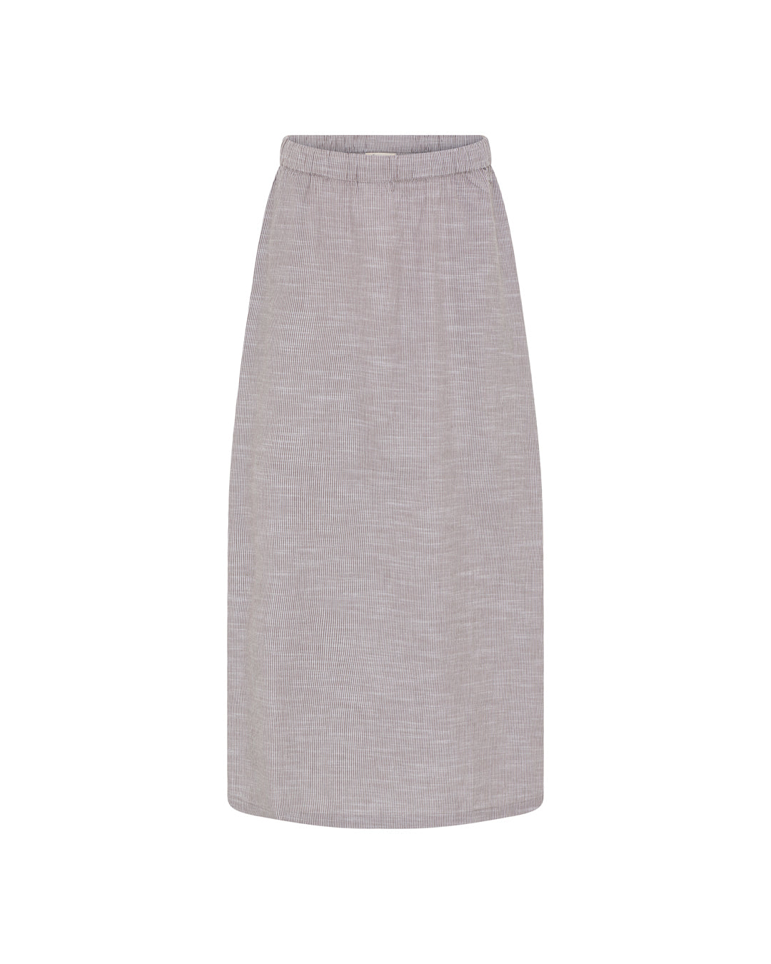 FRAU Mombasa nederdel Skirt Coffee Quartz Stripe