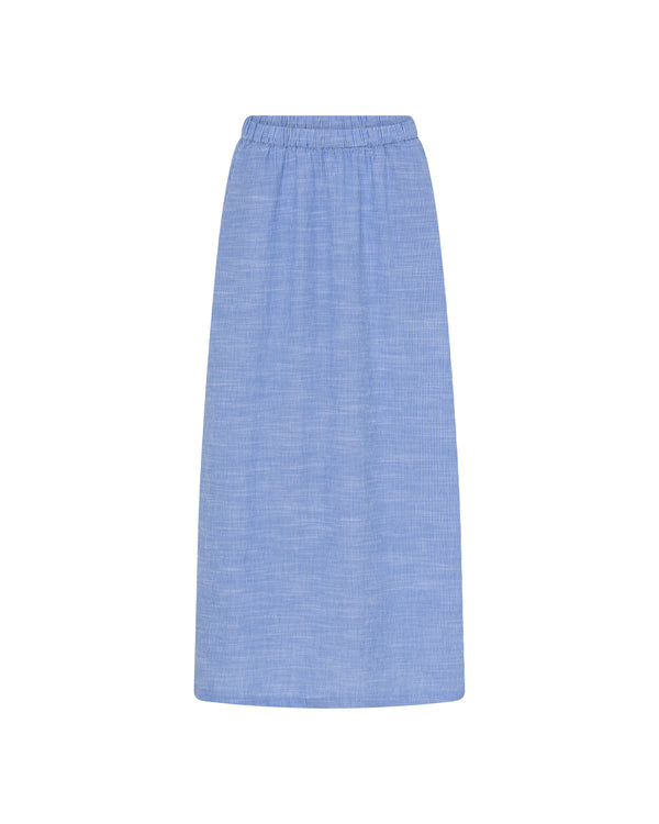 FRAU Mombasa nederdel Skirt Medium Blue Stripe