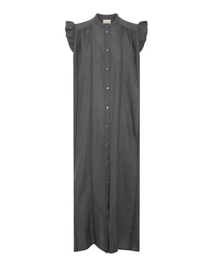 FRAU Napoli 100% hør kjole lang Dress Beluga