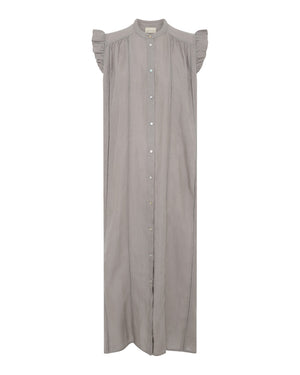 FRAU Napoli 100% hør kjole lang Dress Dove