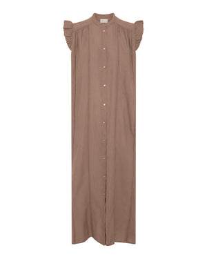 FRAU Napoli 100% hør kjole lang Dress Roebuck
