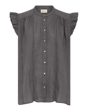 FRAU Napoli 100% hør top Top Beluga