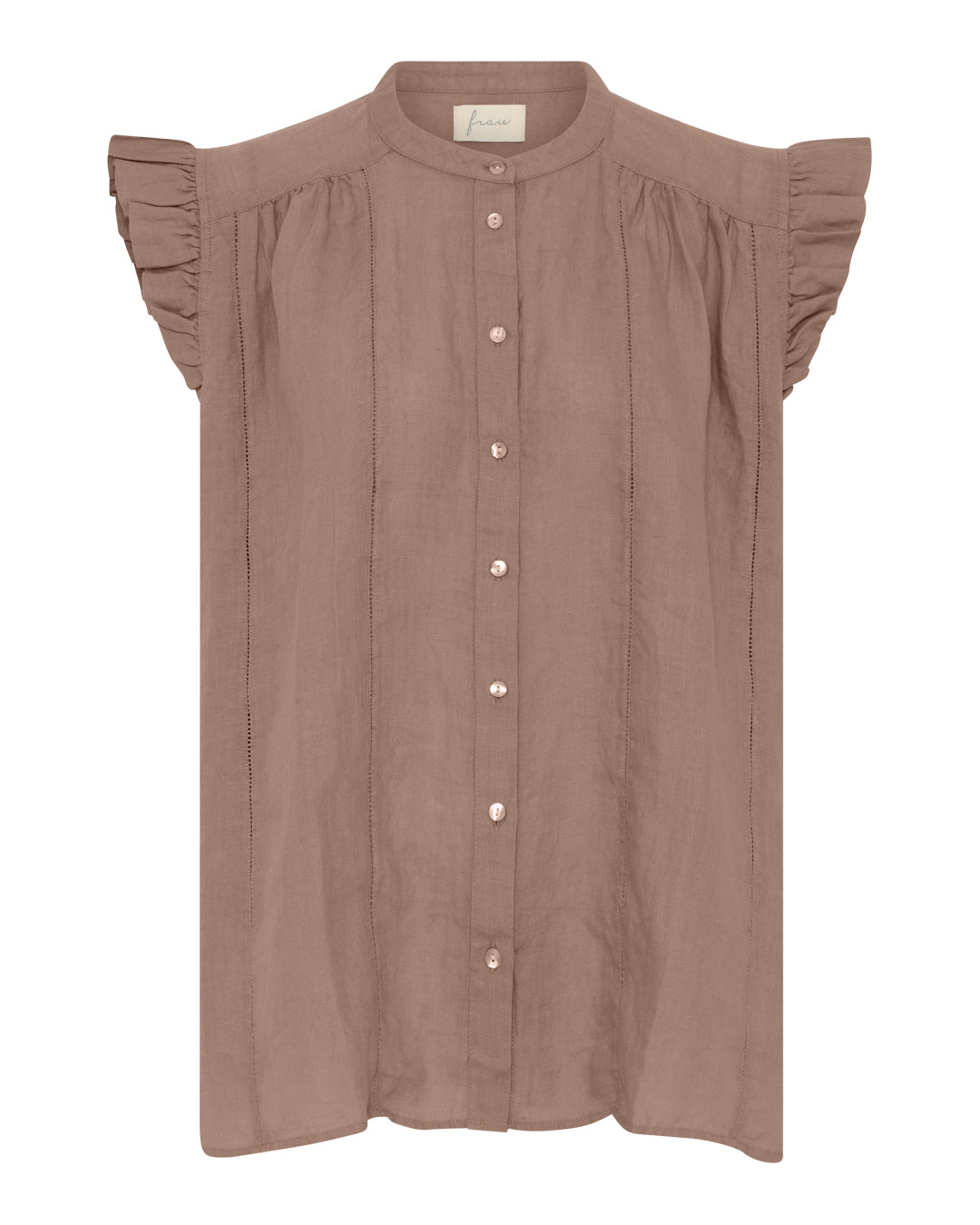 FRAU Napoli 100% hør top Top Roebuck