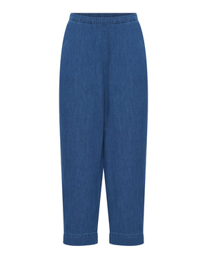 FRAU New Melbourne denim ankelbukser Pant Clear blue denim