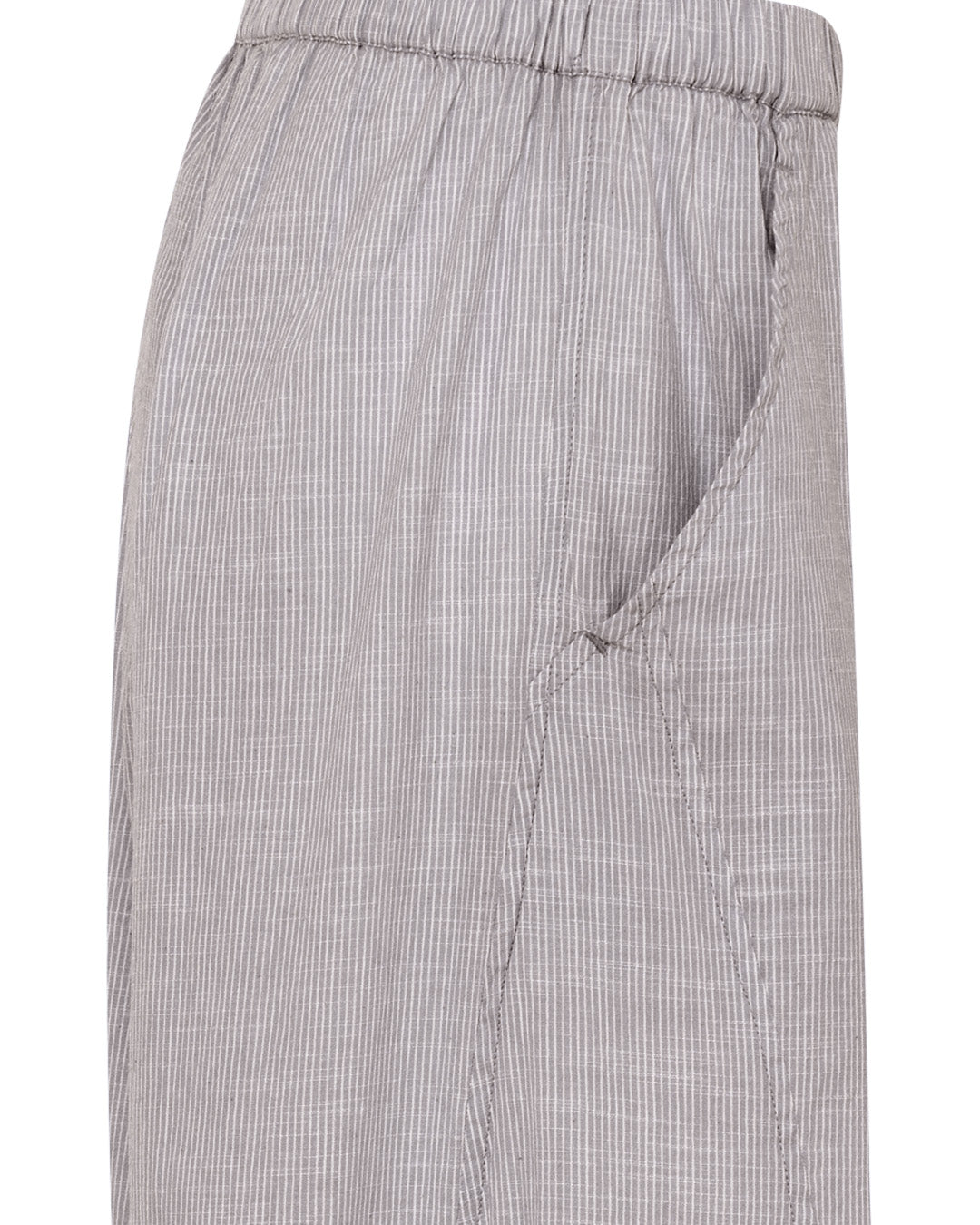 FRAU New York ballon buks Pant Coffee Quartz Stripe