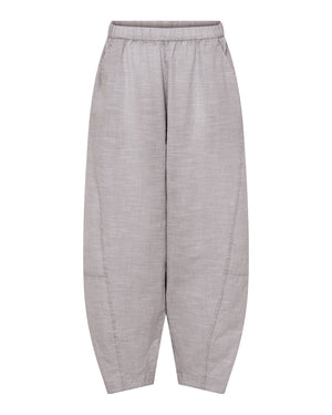 FRAU New York ballon buks Pant Coffee Quartz Stripe