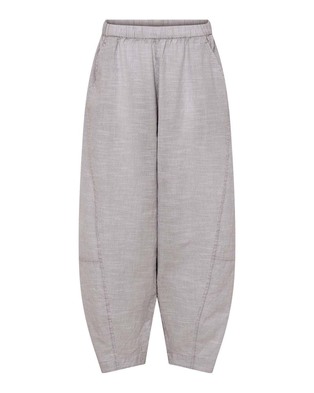 FRAU New York ballon buks Pant Coffee Quartz Stripe