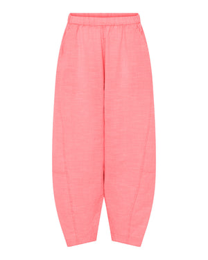 FRAU New York ballon buks Pant Hot Coral Stripe