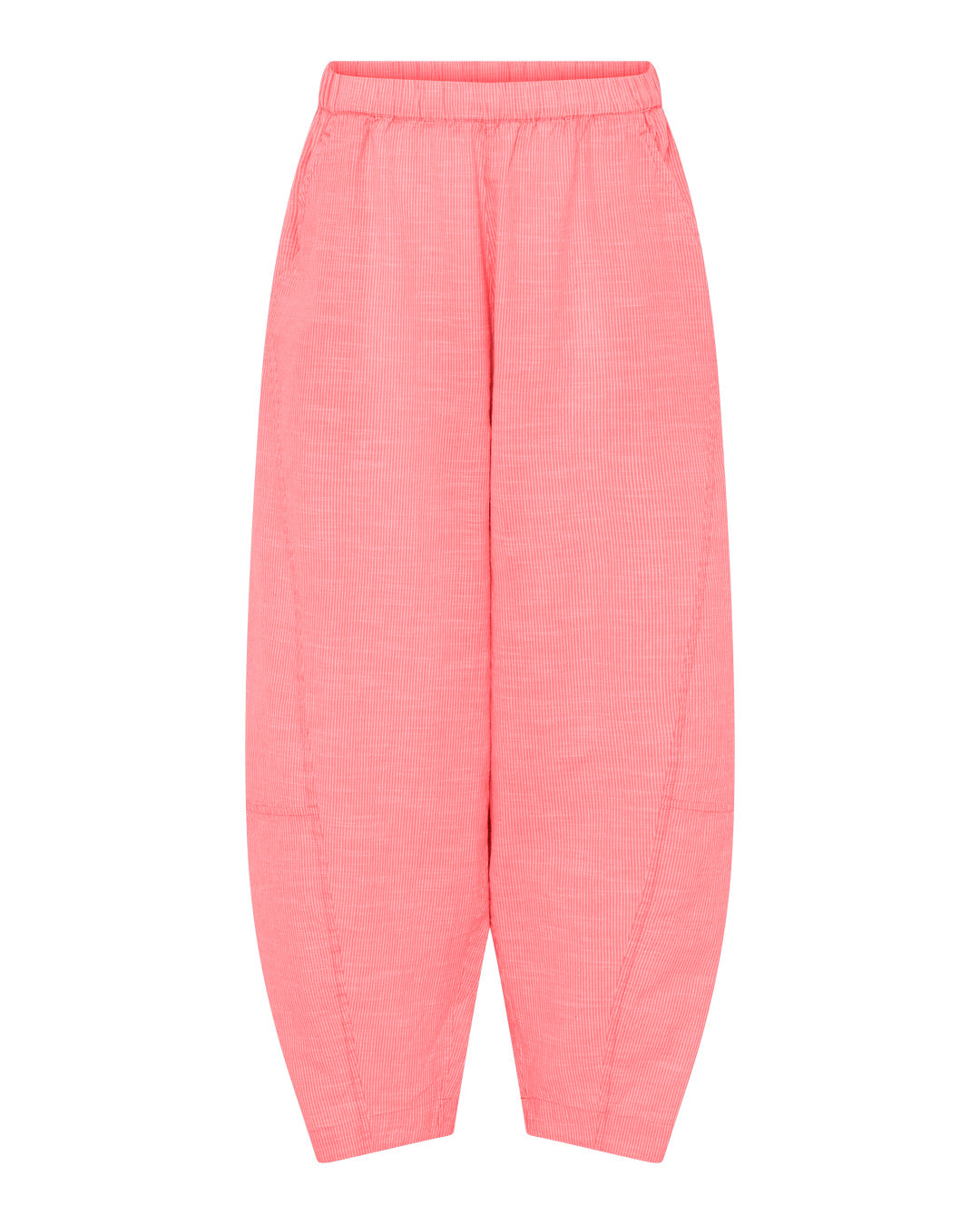 FRAU New York ballon buks Pant Hot Coral Stripe
