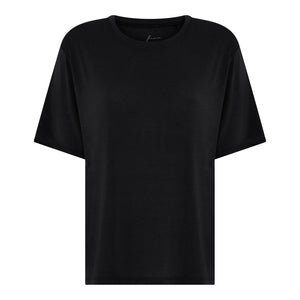 FRAU Orlando cashmere tee Top Black