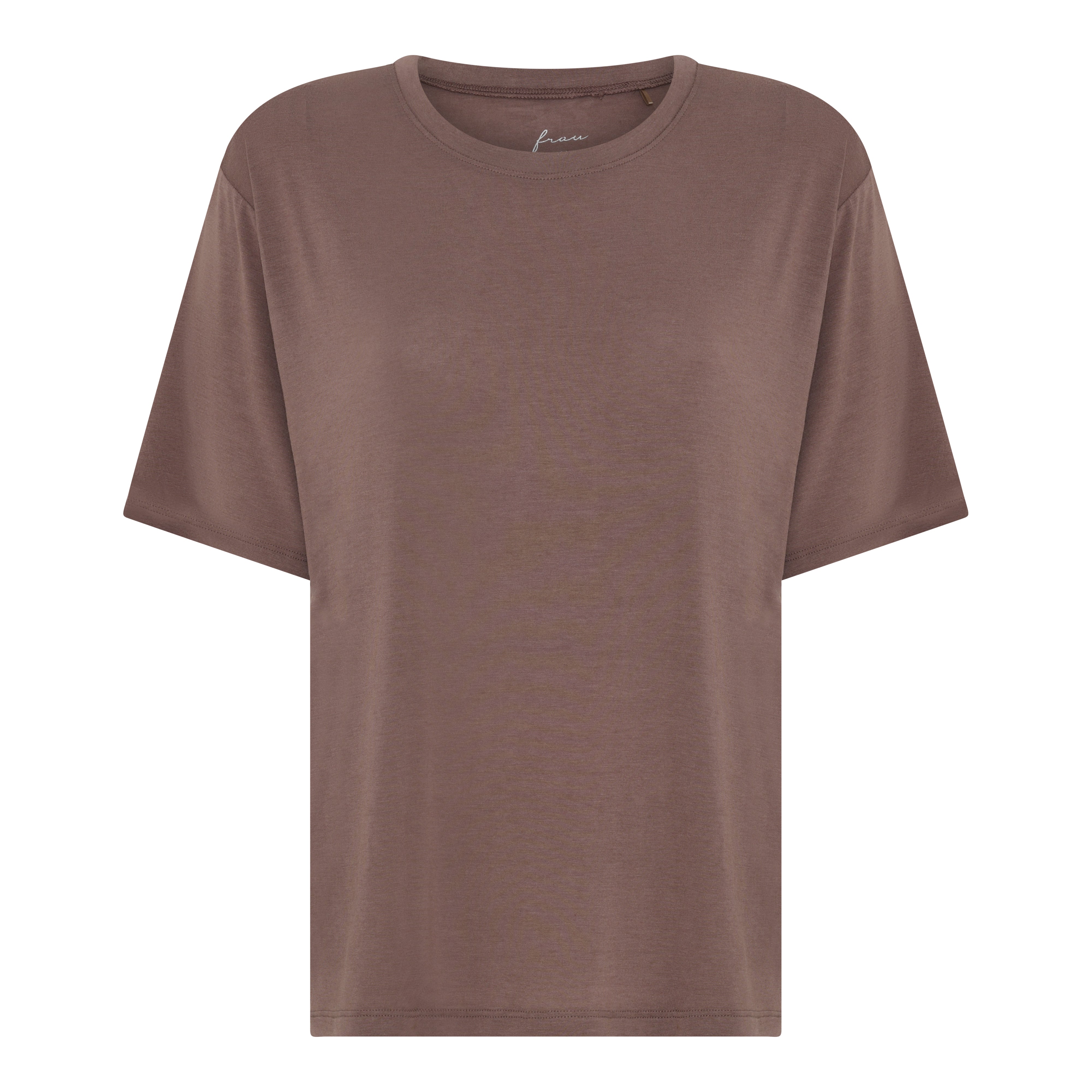 FRAU Orlando cashmere tee Top Coffee Quartz