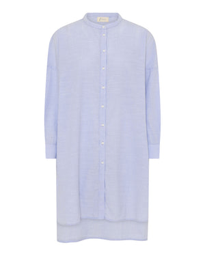FRAU Osaka skjorte Long shirt Baby Lavender Stripe