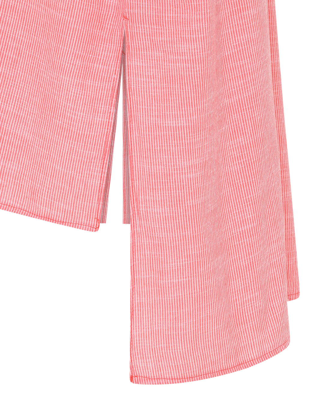 FRAU Osaka skjorte Long shirt Hot Coral Stripe