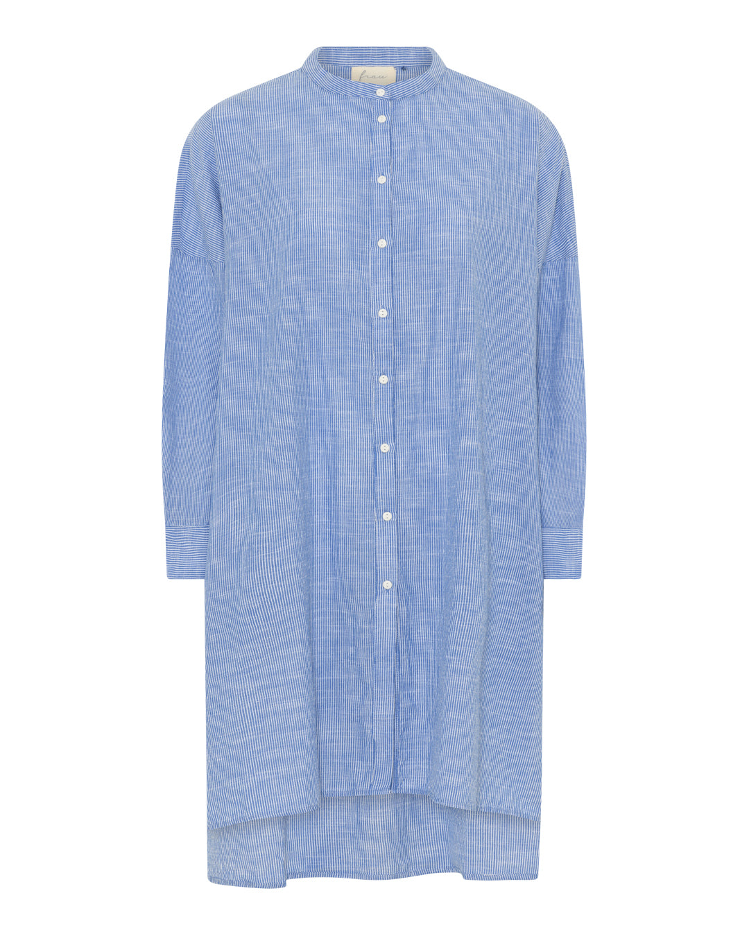 FRAU Osaka skjorte Long shirt Medium Blue Stripe