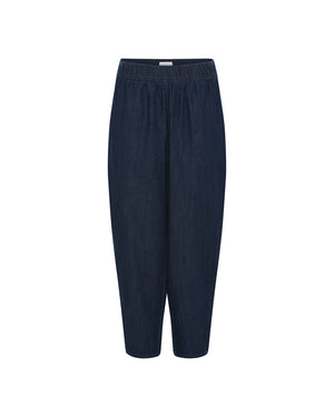 FRAU Oslo denim ankelbukser Pant Dark blue denim