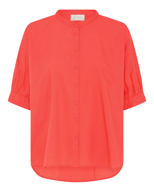 FRAU Palermo skjorte Top Hot Coral