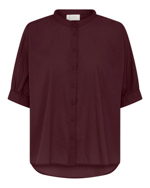 FRAU Palermo skjorte Top Red Mahogany
