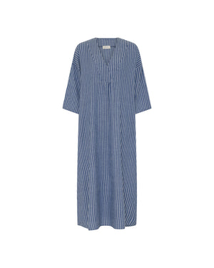 FRAU Palma kjole Dress Wide dark blue stripe