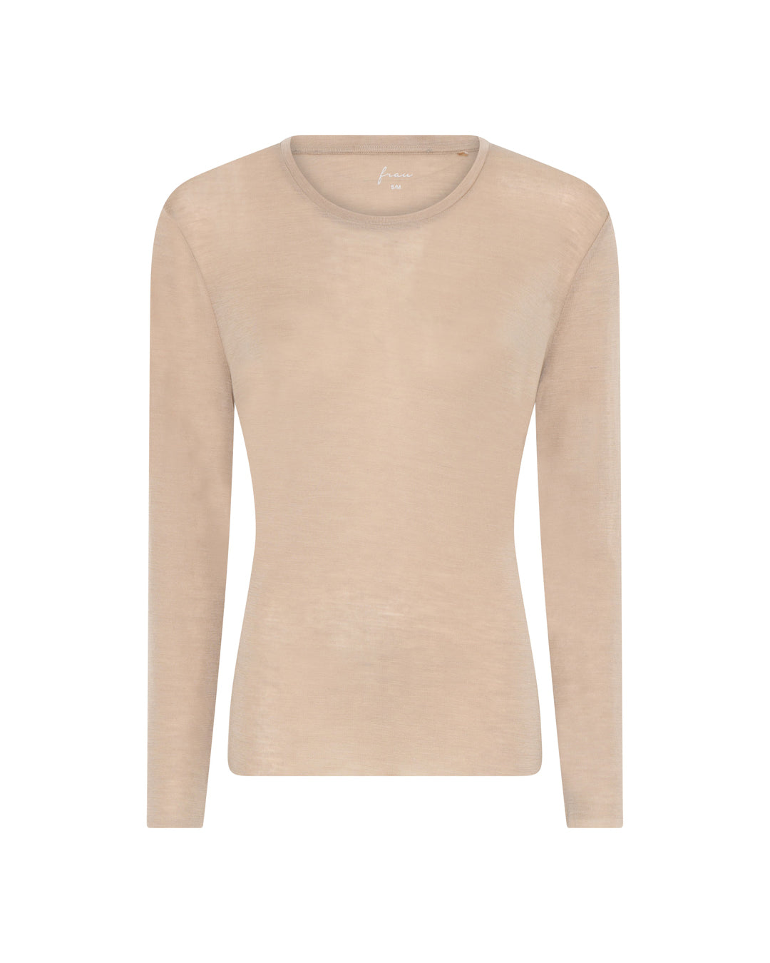 FRAU Panama wool ls loose top Top Oxford Tan