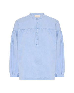 FRAU Paris denim skjorte Shirt Light blue denim