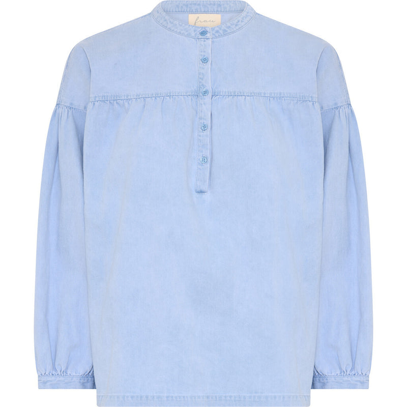 FRAU Paris denim skjorte Shirt Light blue denim