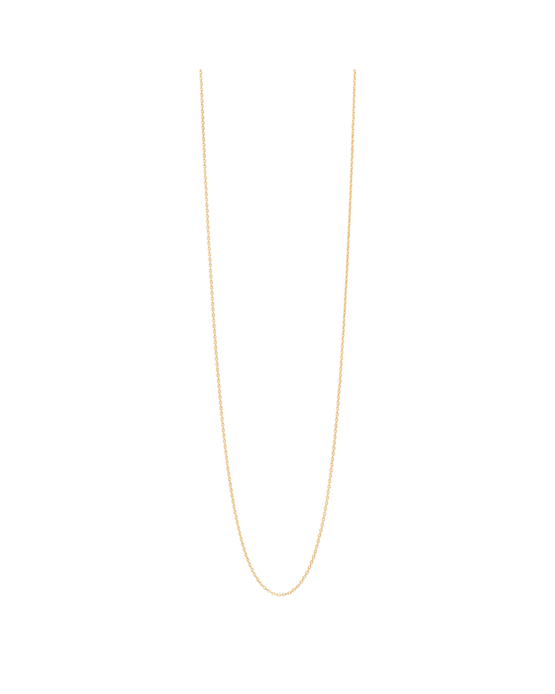 FRAU Praia forgyldt halskæde kort Necklace Matt 18K Gold plated