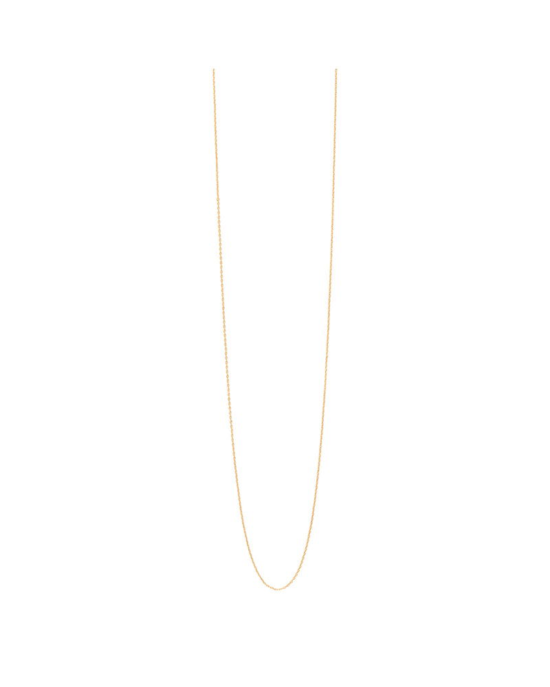 FRAU Praia forgyldt halskæde lang Necklace Matt 18K Gold plated