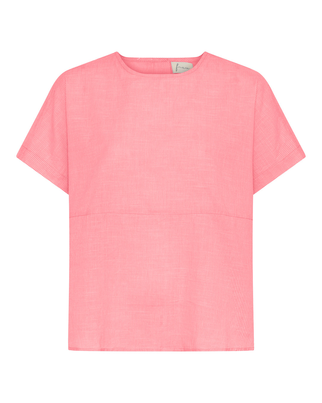 FRAU Rome top Top Hot Coral Stripe