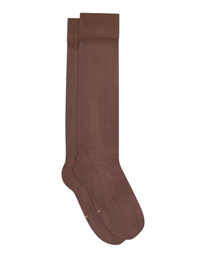 FRAU Savannah knæstrømper Socks Coffee Quartz