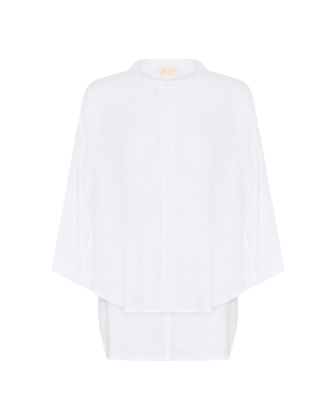 FRAU Seoul kort hør skjorte Shirt Bright White