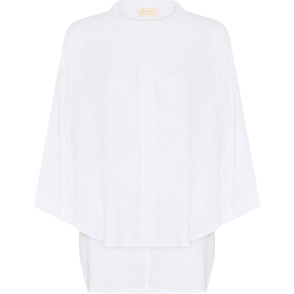 FRAU Seoul kort hør skjorte Shirt Bright White
