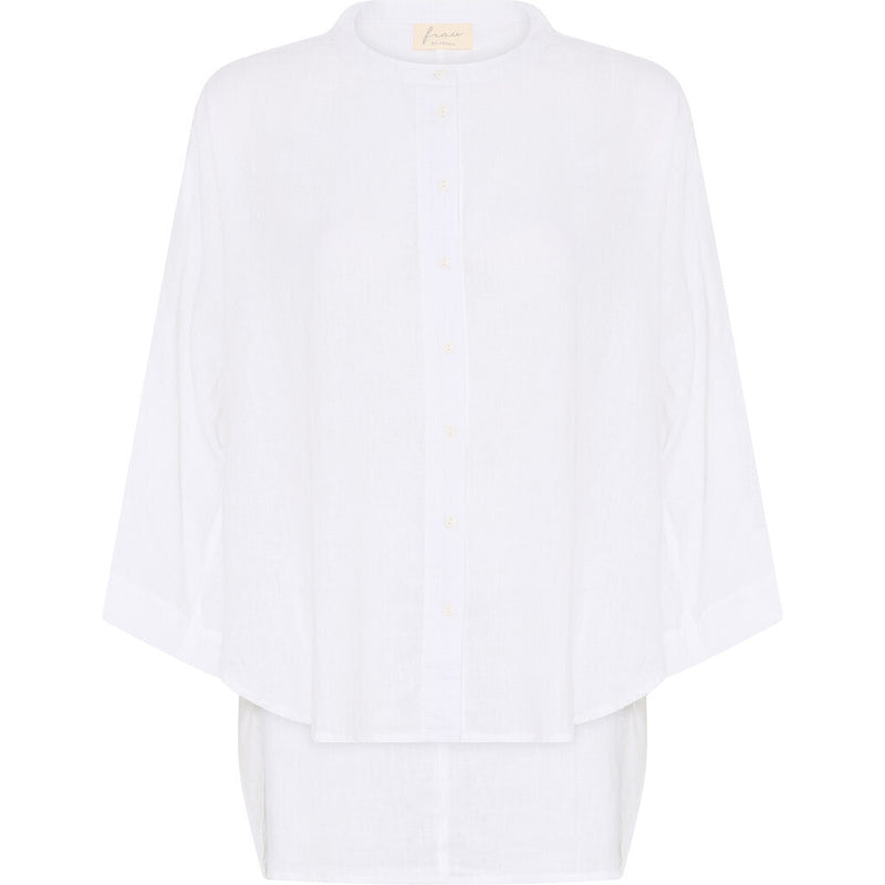 FRAU Seoul kort hør skjorte Shirt Bright White