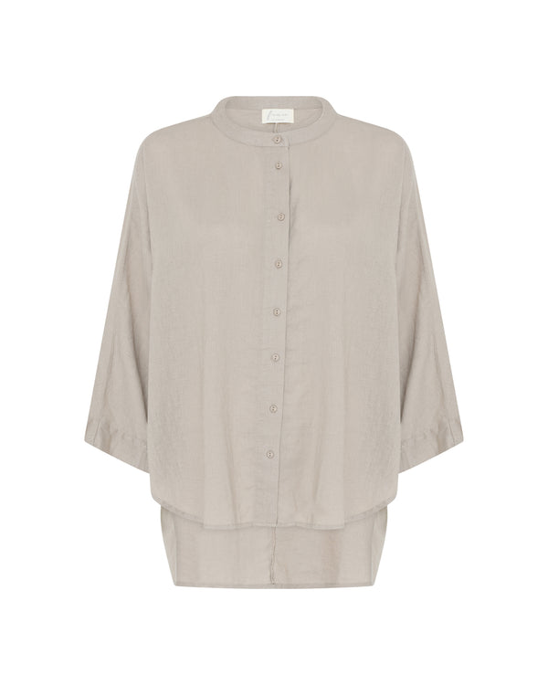 FRAU Seoul kort hør skjorte Shirt Pure Cashmere